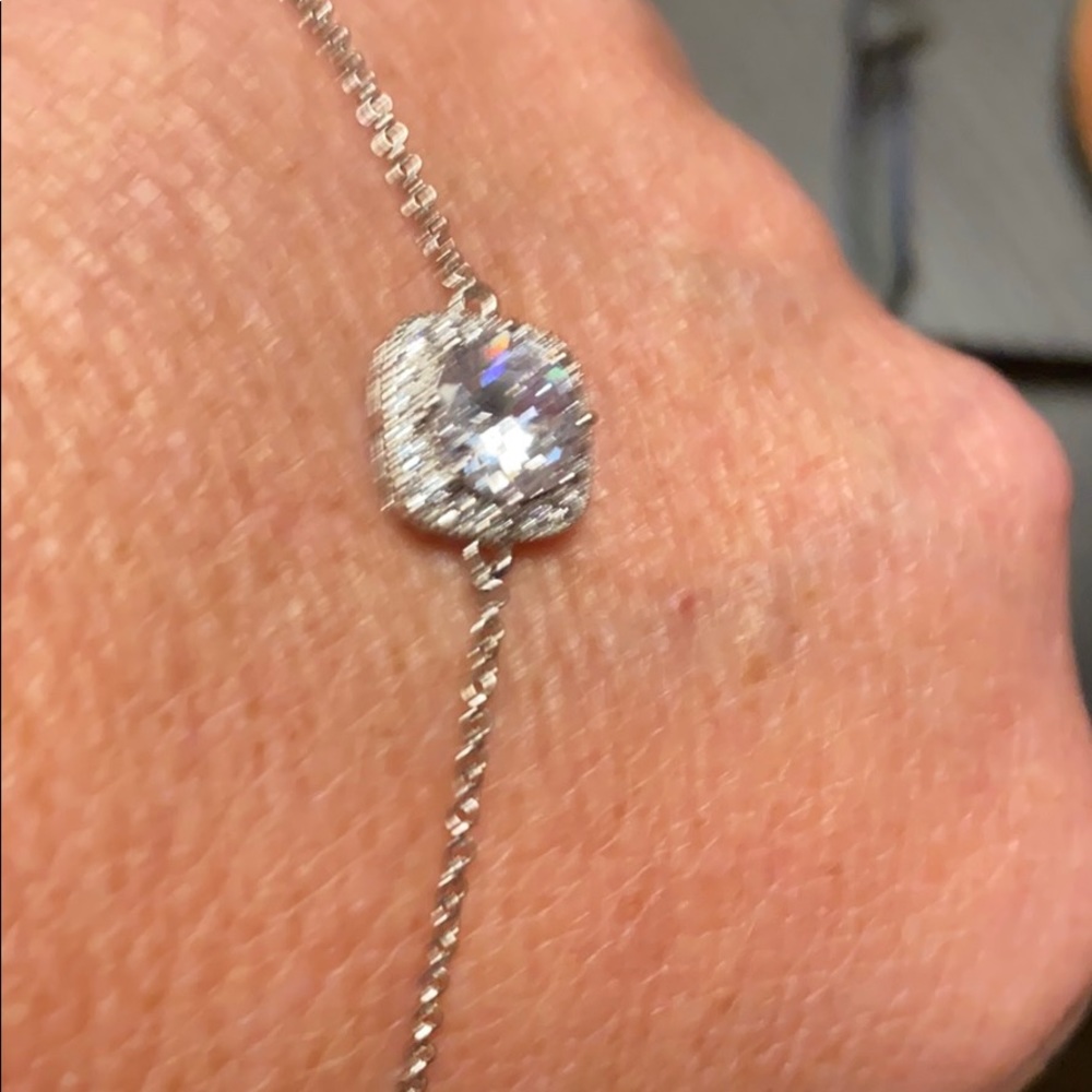 A beautiful rhinestone bracelet in silver